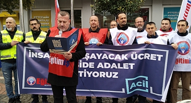 İNSANCA YAŞAYACAK ÜCRET, VERGİDE ADALET İSTİYORUZ!