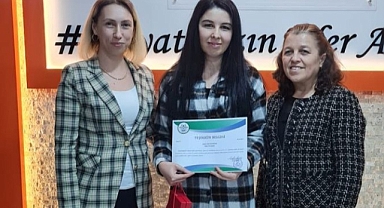 REKOR İŞLEM YAPAN PERSONELE BAŞARI BELGESİ VERİLDİ