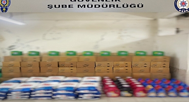 SAHTE ÜRÜNLER ELE GEÇİRİLDİ