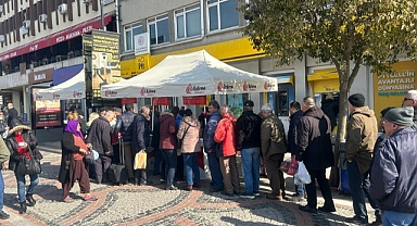 BELEDİYE KANDİL SİMİDİ DAĞITTI