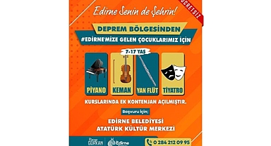 DEPREMZEDE ÇOCUKLARA EK KONTENJAN