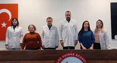 ECZACILAR MESLEKTAŞLARI İÇİN SAYGI DURUŞUNDA BULUNDU