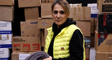 YARDIM KOLİSİNDEN ÇIKAN MEKTUP DUYGULANDIRDI