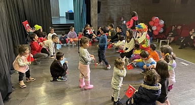 DEPREMZEDE ÇOCUKLARA MORAL ETKİNLİĞİ
