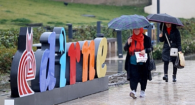 EDİRNE’DE SOĞUK VE YAĞIŞLI GÜNLER