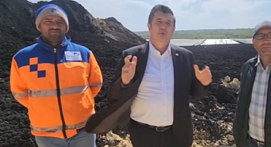 FABRİKA ATIKLARI KÖYDEKİ ALANA DÖKÜLÜYOR