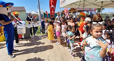 ÇOCUKLAR DOYASIYA EĞLENDİ