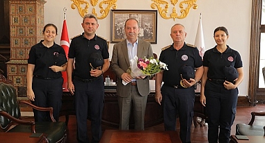 BAŞKAN GÜRKAN İTFAİYE HAFTASI’NI KUTLADI