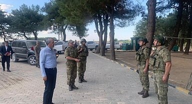 VALİ SEZER, SINIR HATTINDA İNCELEMEDE BULUNDU