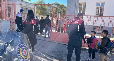 OKUL ÇEVRELERİNDE DENETİM YAPILDI