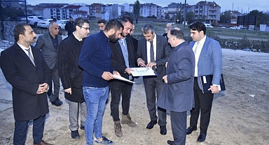 VALİ SEZER, TUNCA SPOR KULÜBÜ TESİSLERİNDE İNCELEMEDE BULUNDU