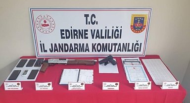 EDİRNE'DE TEFECİLİK OPERASYONUNDA 6 ŞÜPHELİ YAKALANDI