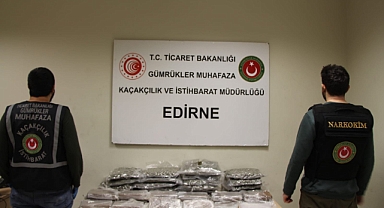 İSTANBUL HAVALİMANI VE KAPIKULE'DE UYUŞTURUCU, HAMZABEYLİ'DE KAÇAK ÇAY ELE GEÇİRİLDİ
