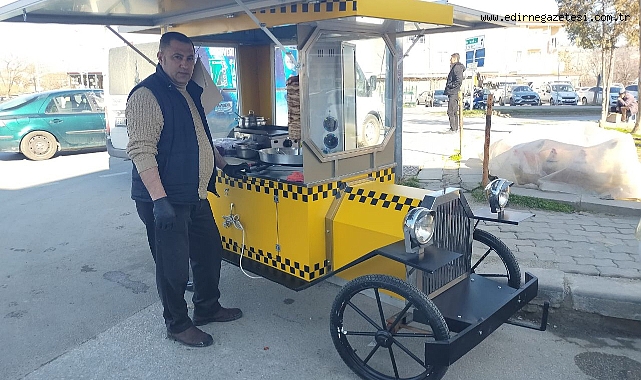 İŞYERİNİ KAPATIP SEYYAR DÖNERCİ OLDU