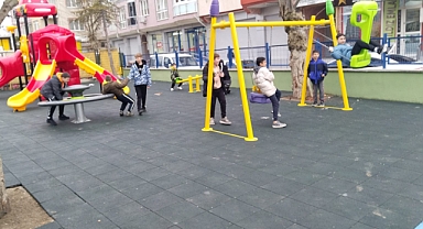 PARKA OYUN GRUPLARI YERLEŞTİRİLDİ