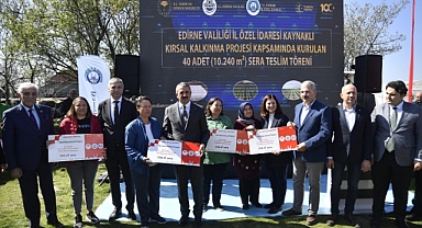 Devlet desteğiyle 40 sera kuruldu