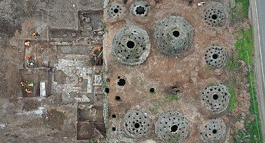 Edirne'de tarihi Gazi Mihal Hamamı'nın restorasyonu devam ediyor