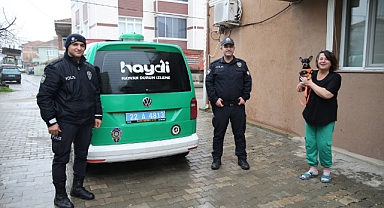 KAYBOLAN KÖPEK, KAMERALAR İNCELENEREK BULUNDU