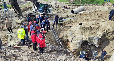 Tekirdağ'da şantiyede toprak altında kalan 2 işçi öldü