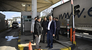 VALİ SEZER, KAPIKULE'DE İNCELEMEDE BULUNDU