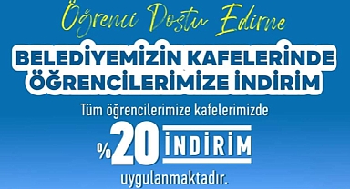 Edirne Belediyesi'nden öğrencilere müjde...
