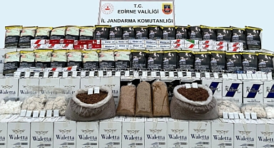 Edirne'de 1 milyon 735 bin makaron ele geçirildi