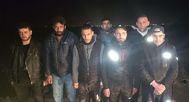 Sınırda 7 düzensiz göçmen yakalandı