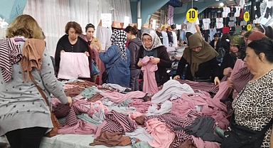 Yazlık giyim ürünlere büyük ilgi var