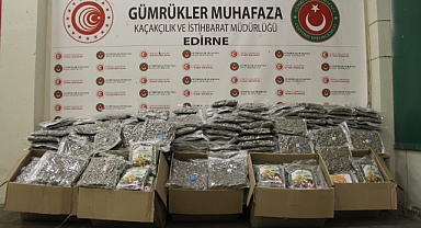 370 kilogram esrar ele geçirildi