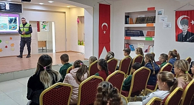 Jandarmadan okullarda trafik eğitimi