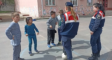 Jandarmanın eğitim çalışmaları sürüyor