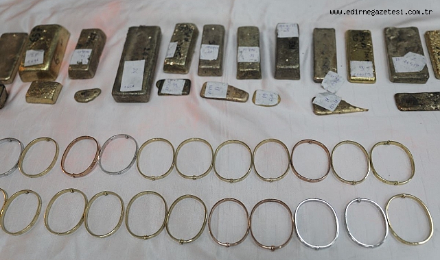Kapıkule'de kullandığı tırda yaklaşık 19 kilogram altın bulunan sürücü tutuklandı