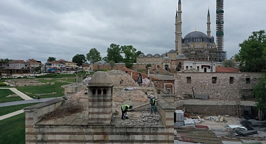 Mezitbey Hamamı'nın restorasyonu sürüyor