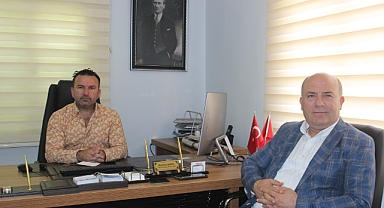 Özcan'dan gazetemize ziyaret