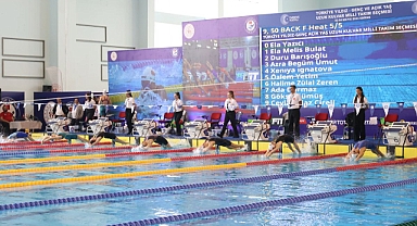 Yüzmede milli takım seçmeleri Edirne'de başladı