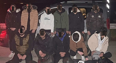 11 düzensiz göçmen yakalandı