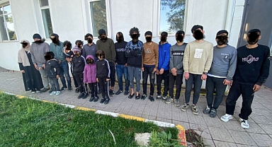 36 düzensiz göçmen yakalandı