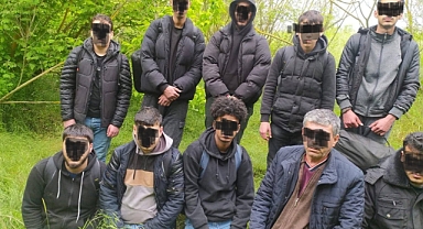 40 düzensiz göçmen yakalandı