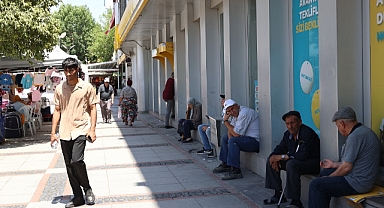 Edirne'de sıcak hava etkili oldu