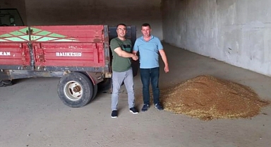 Edirne’de yılın ilk buğdayı borsaya geldi