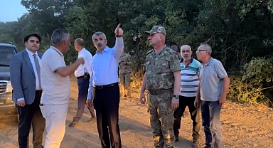 Edirne Valisi Sezer, Bulgaristan sınırındaki karakolu ziyaret etti