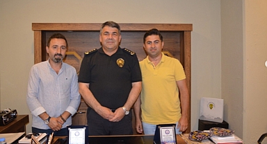 Emniyet Müdürü Karaburun'dan Play Ada'ya ziyaret