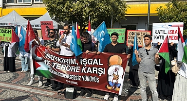 Filistin ve Doğu Türkistan'a destek için