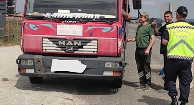 Kurbanlık hayvan taşıyan araçlar denetlendi