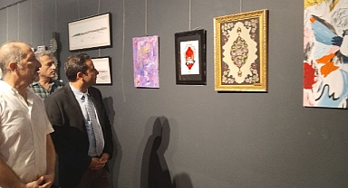 Öğrencilerin çalışmaları sergilendi