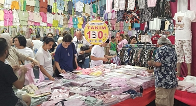 Pazarda bayram yoğunluğu