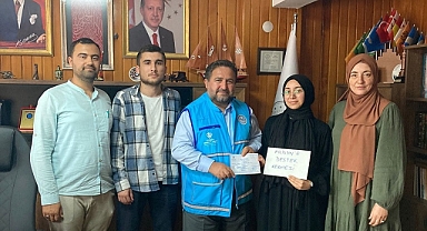 Trakya Üniversitesi öğrencileri kermes gelirini Filistin'e bağışladı