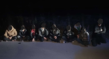 10 düzensiz göçmen yakalandı