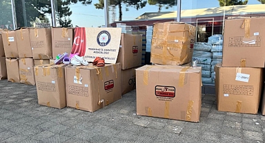1382 taklit terlik ele geçirildi