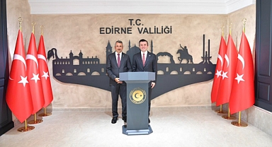 Kıran, Edirne Valisi Sezer’i ziyaret etti